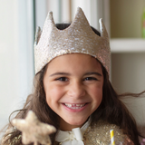 Gold Sequin Crown