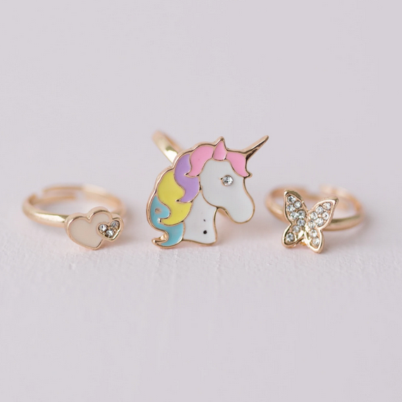 Boutique Butterfly & Unicorn Rings