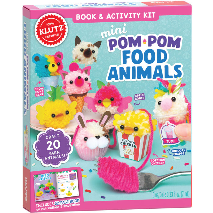 Mini Pom-Pom Food Animals