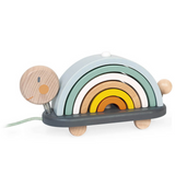 Pull Toy Rainbow Turtle