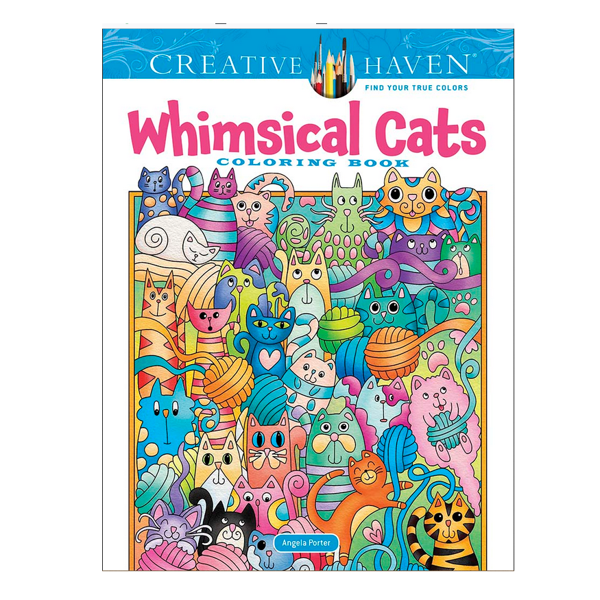 Whimsical Cats Coloring Book