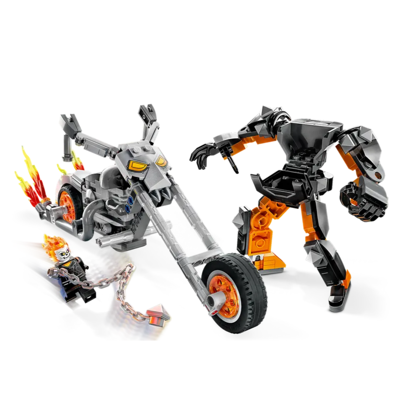 Super Heroes Ghost Rider Mech & Bike