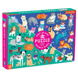 100pc Cats & Dogs Doublesided Puzzle