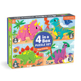 4-12pc Dino Friends Progressive Puzzles