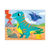 4-12pc Dino Friends Progressive Puzzles