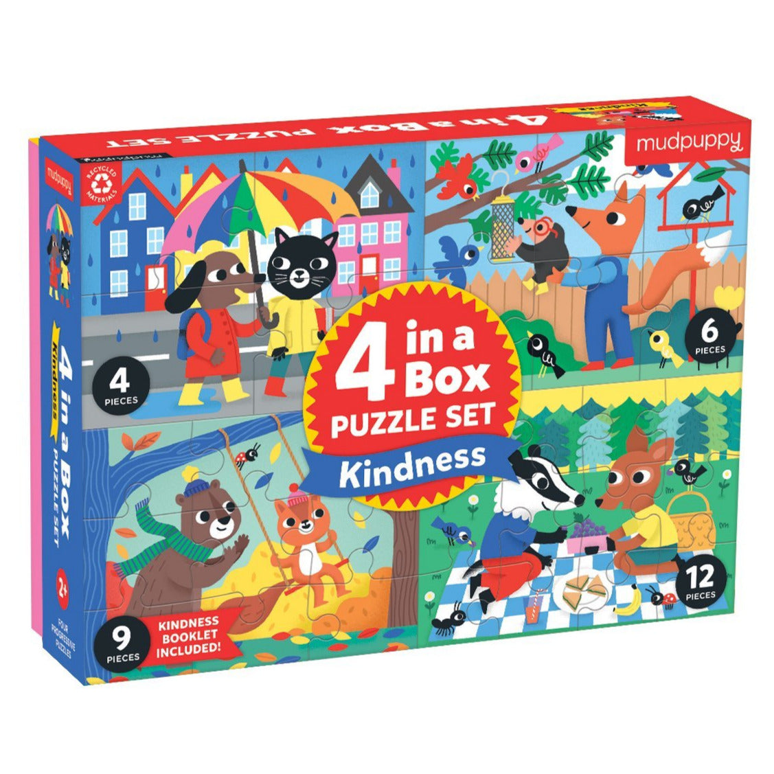 4-12pc Kindness Progressive Puzzles