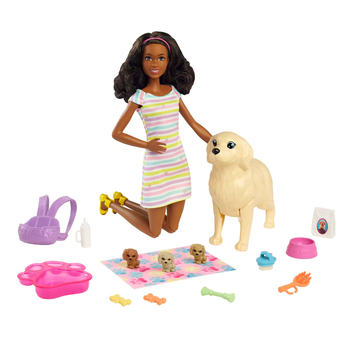 Barbie African American & Pets