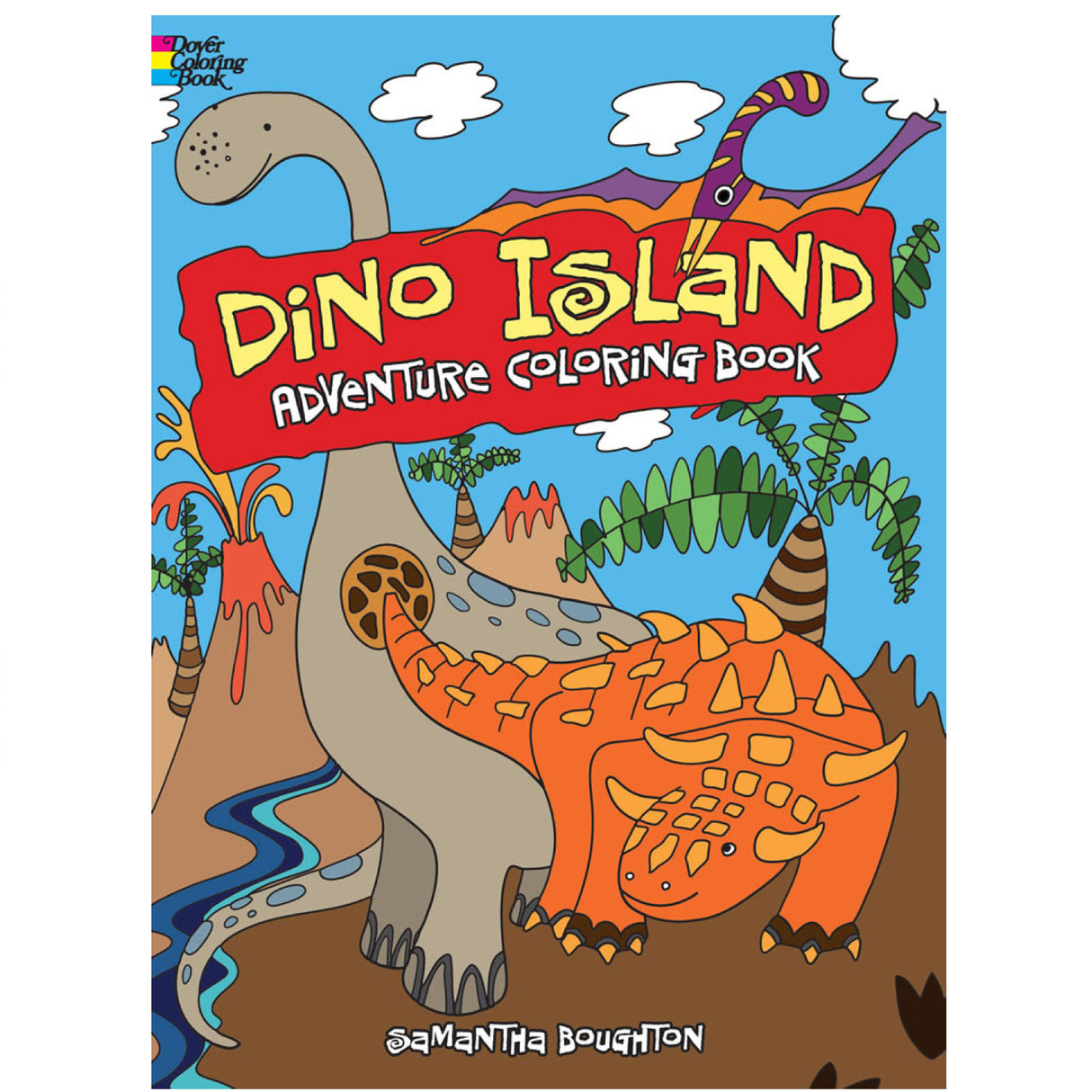 Dino Island Adventure Coloring Book