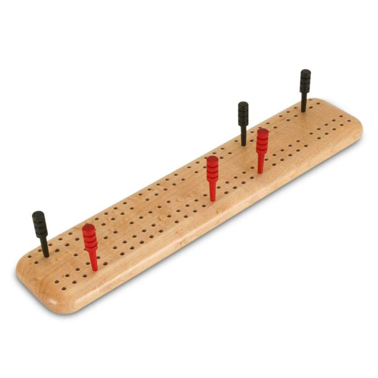 Bird's-Eye Maple Travel Cribbage Board