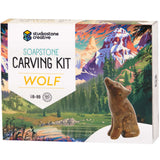 Soapstone Carving Kit | Wolf