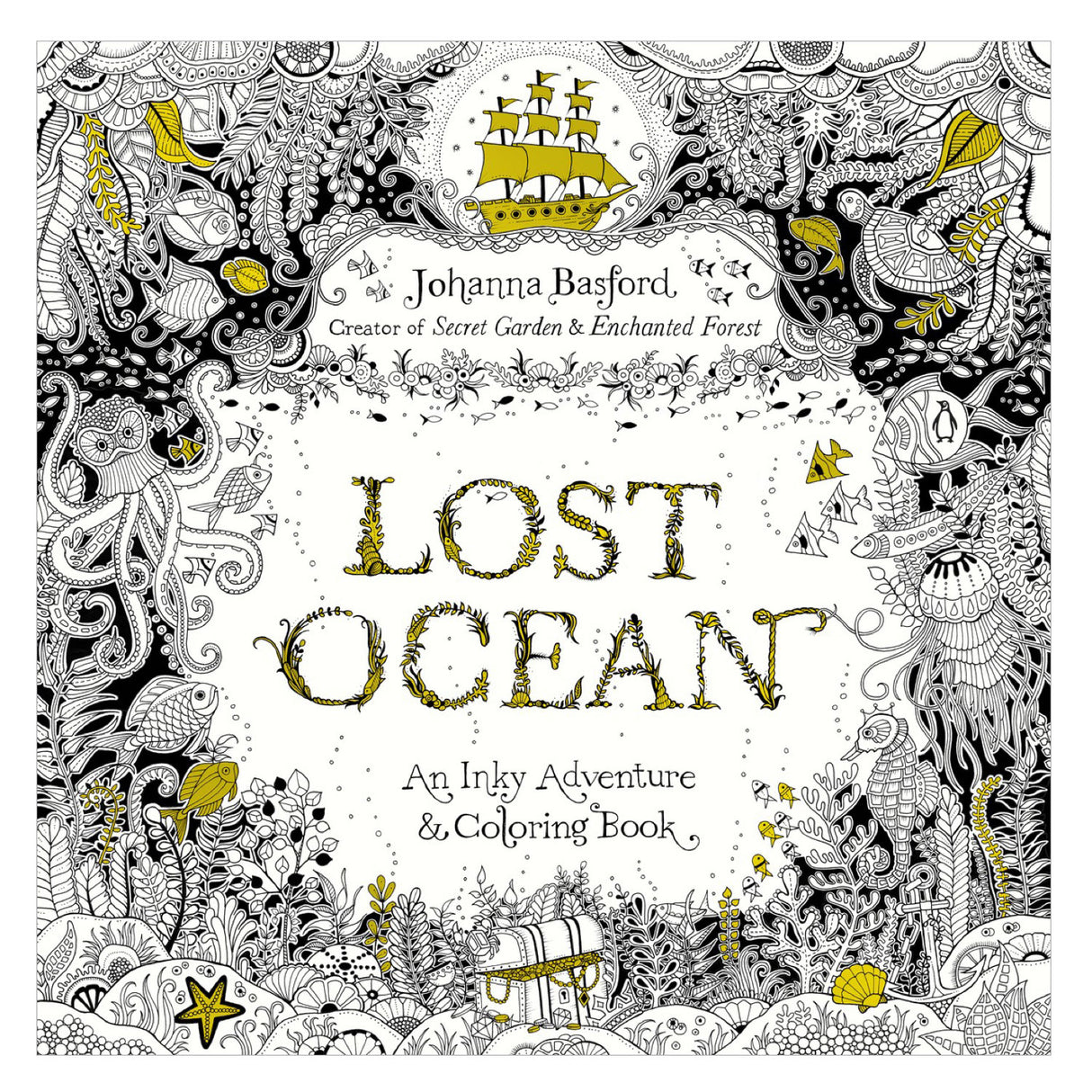 Lost Ocean Coloring Book